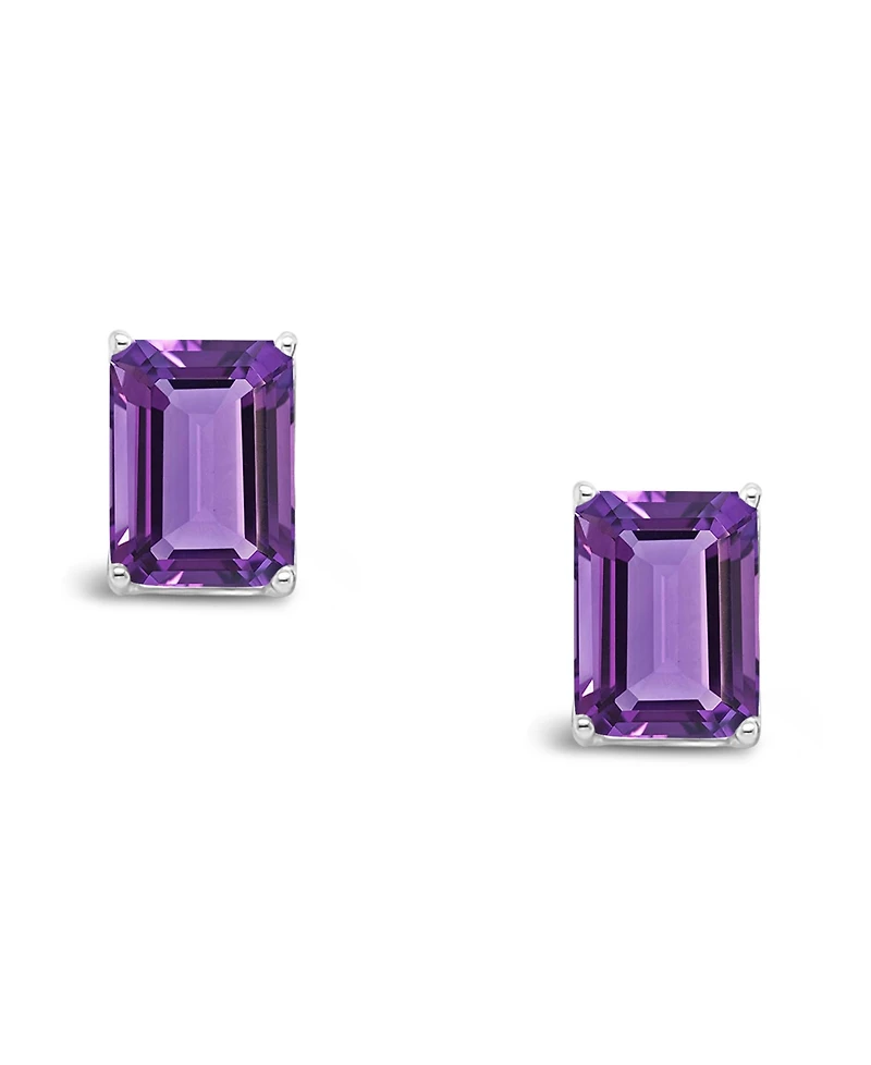Garnet (3-9/10 ct. t.w.) Stud Earrings Sterling Silver. Also Available Amethyst (3-1/5 and Citrine