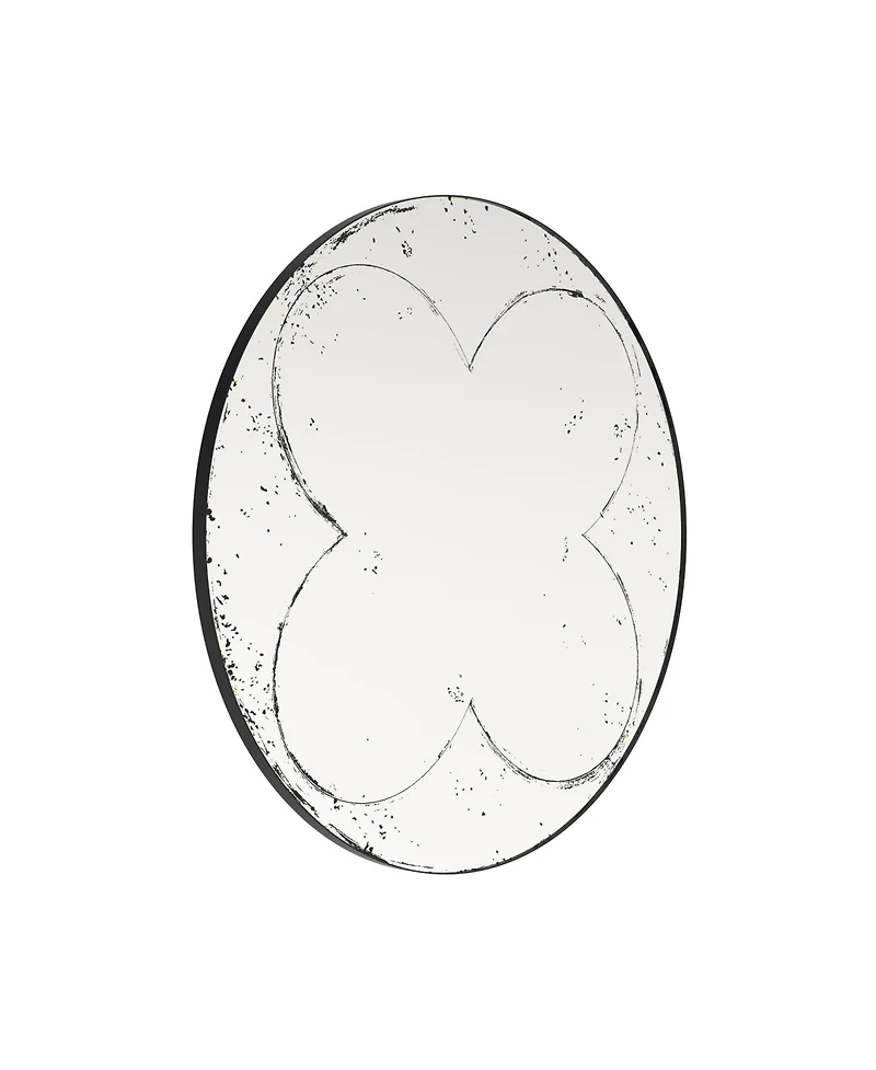 Midola Round Wall-Mounted Mirror Versatile Home Decor Ideal for Bedrooms, Living Rooms, Dining Rooms, Fireplaces, Foyers, and More
