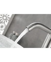 Midola Brushed Nickel Single Handle Bathroom Vanity Sink Faucet Stainless Steel with Modern Design for Bathroom