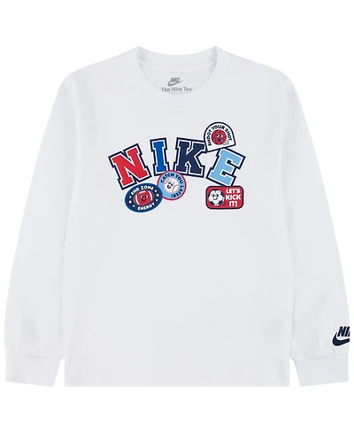 Nike Boys' 4-7 Graphic Long-Sleeve T-Shirt