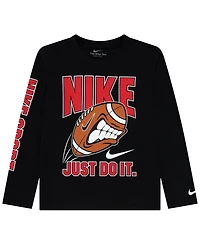 Nike Boys' 4-7 Dri-fit Long-Sleeve Graphic T-Shirt