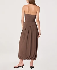 Astr the Label Women's Bubble Hem Midi Skirt