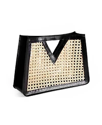Adornia Fine Women's Rattan Kane Clutch Handbag