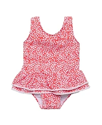 Snapper Rock Little Girls Ditsy Bloom Skirt Swimsuit