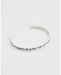 Fable England Forget Me Not Silver Bangle