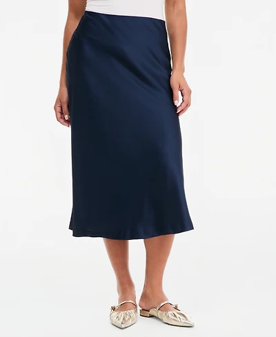 On 34th Women's Pull-On Satin Slip Skirt, Macy's Exclusive