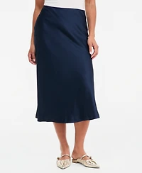 On 34th Women's Pull-On Satin Slip Skirt, Macy's Exclusive