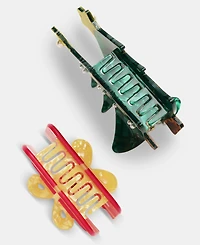 Holiday Lane Holiday Claw Hair Clips, Set of Two, Macy's Exclusive