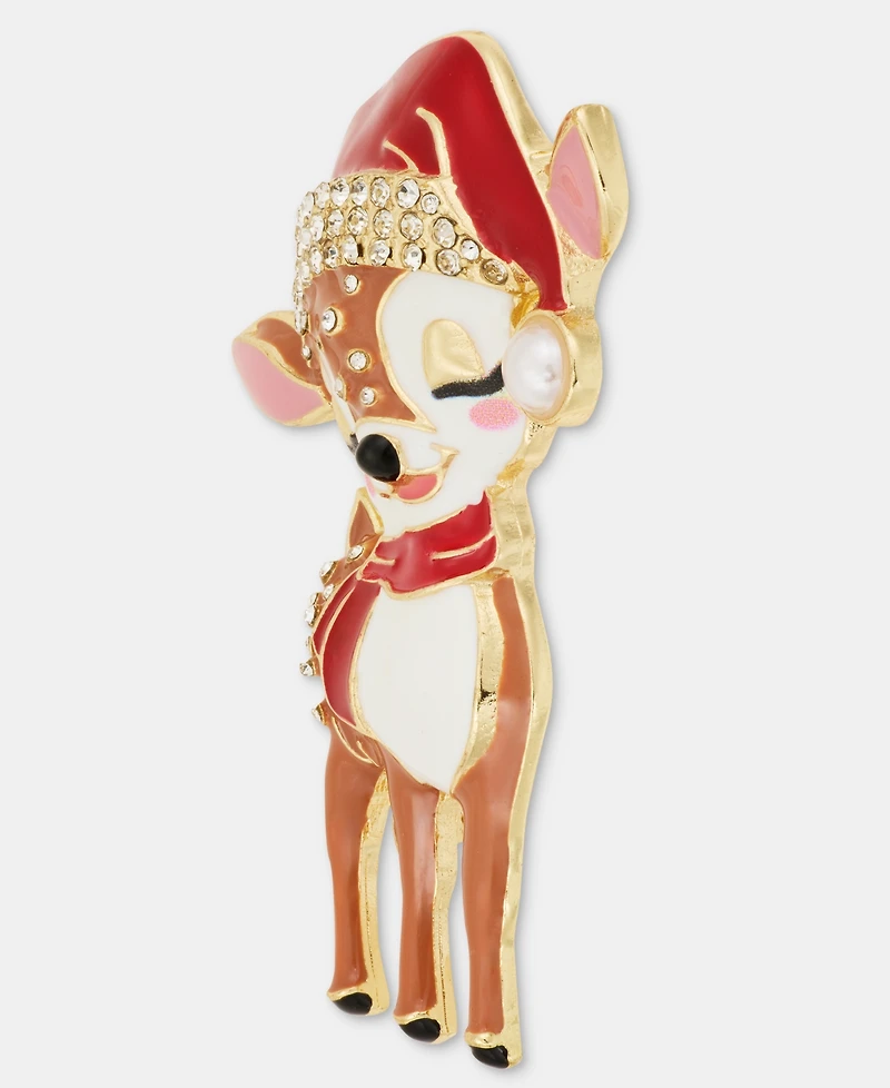 Holiday Lane Christmas Reindeer Pin, Macy's Exclusive