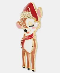 Holiday Lane Christmas Reindeer Pin, Macy's Exclusive