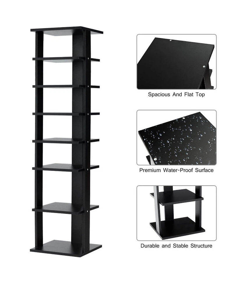 Gouun 7-Tier Vertical Shoe Rack for Front Door