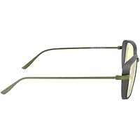 Gunnar Optiks Fallout Vault 33 Gunmetal and Olive Frame Amber Tint Glasses