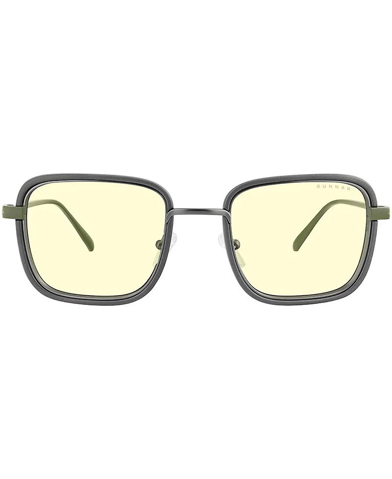 Gunnar Optiks Fallout Vault 33 Gunmetal and Olive Frame Amber Tint Glasses