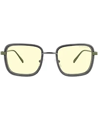 Gunnar Optiks Fallout Vault 33 Gunmetal and Olive Frame Amber Tint Glasses