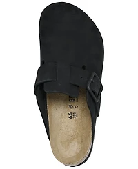 Birkenstock Men's Boston Nubuck Leather Wire Buckle Clogs from Finish Line
