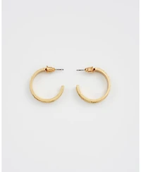 Fable England Blackberry Bramble Gold Hoop Earrings
