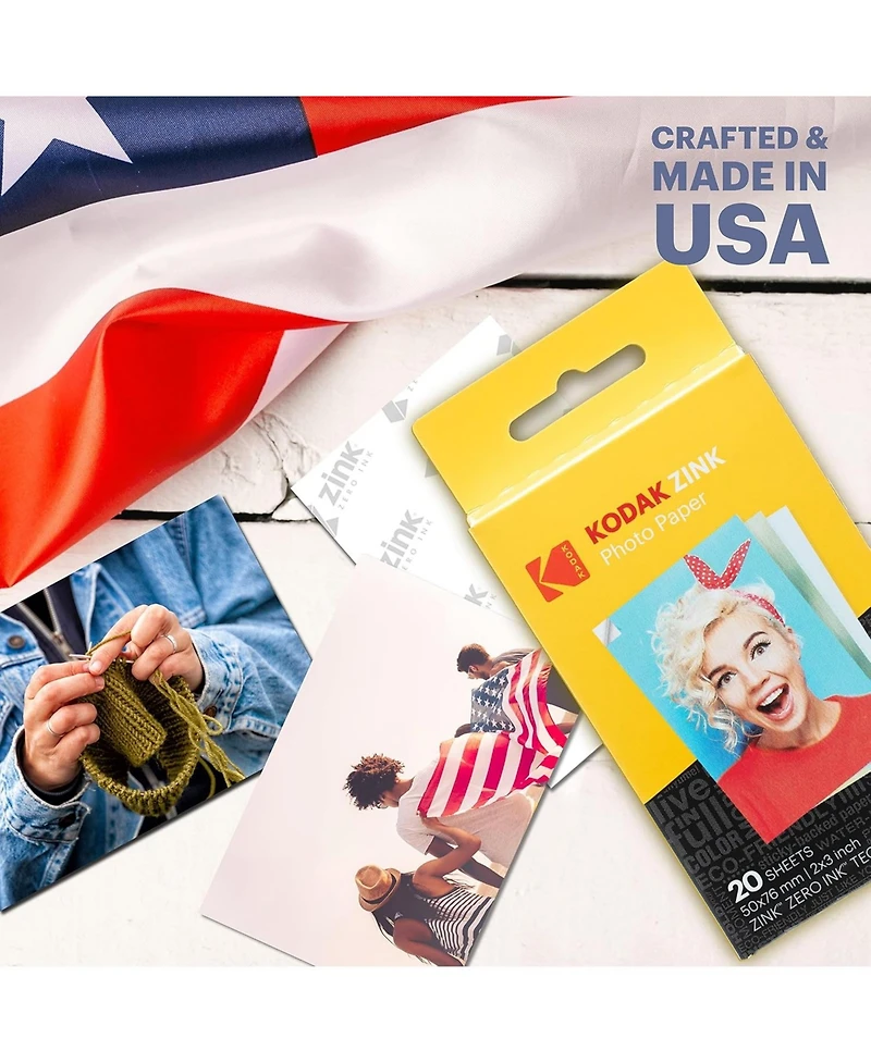 Kodak Smile+ 2-in-1 Instant Camera and Bluetooth Printer Starter Bundle case