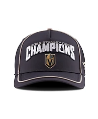 Fanatics Men's Black/Light Beige Vegas Golden Knights 2026 Nhl Stanley Cup Champions Locker Room Adjustable Hat