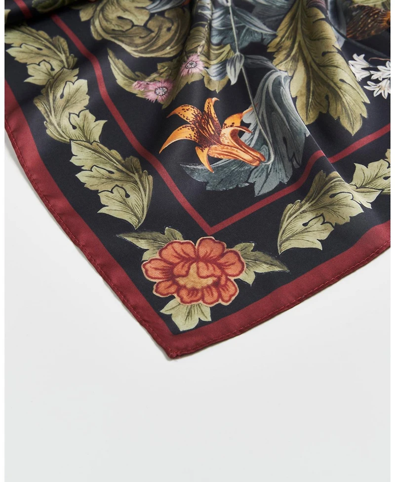 Fable England Women's Woodland Solstice Square Scarf