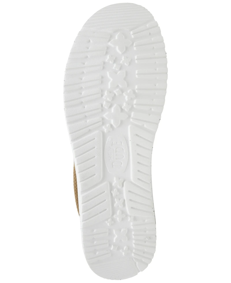 Hey Dude Men's Wally Mesh Slip-On Moccasin Sneakers from Finish Line