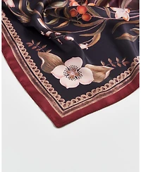 Fable England Women's Peach Aurora Tales Square Scarf