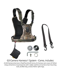 Cotton Carrier G3 Harness System for Dslr Camera with Long Lens, Realtree Xtra Camo