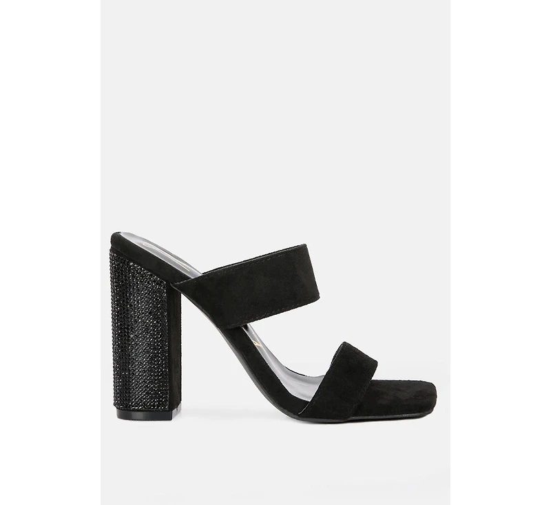 High Sass Rhinestone Embellished Sandals