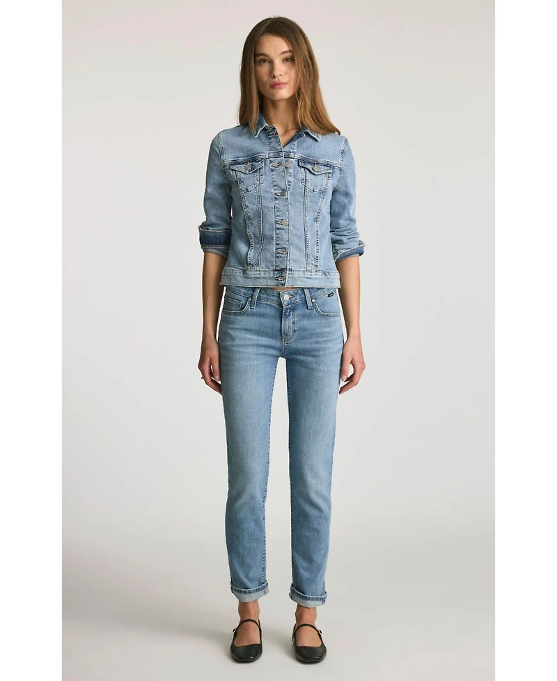 Mavi Jeans Women's Emma Mid Rise Boyfriend