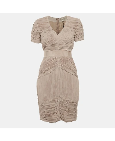 Pre-Owned Burberry Women's Plisse Mini Dress