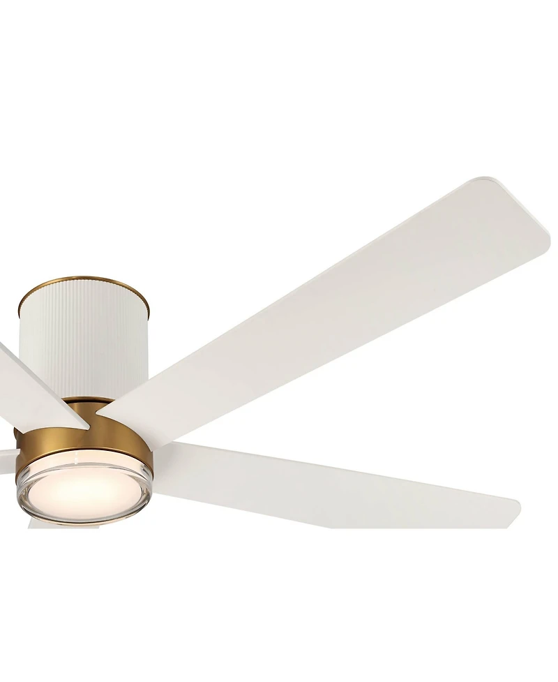 Casa Vieja 56 inch Vex Led Hugger Ceiling Fan with Remote