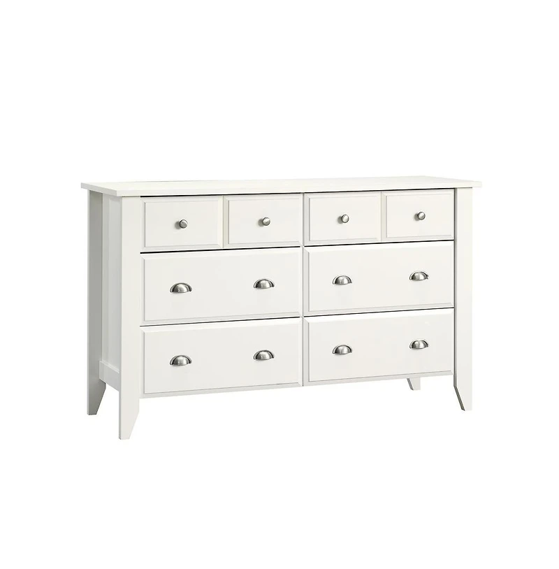 Starlight Canyon Home White Bedroom Dresser with Spacious Drawers for Storage and Organization