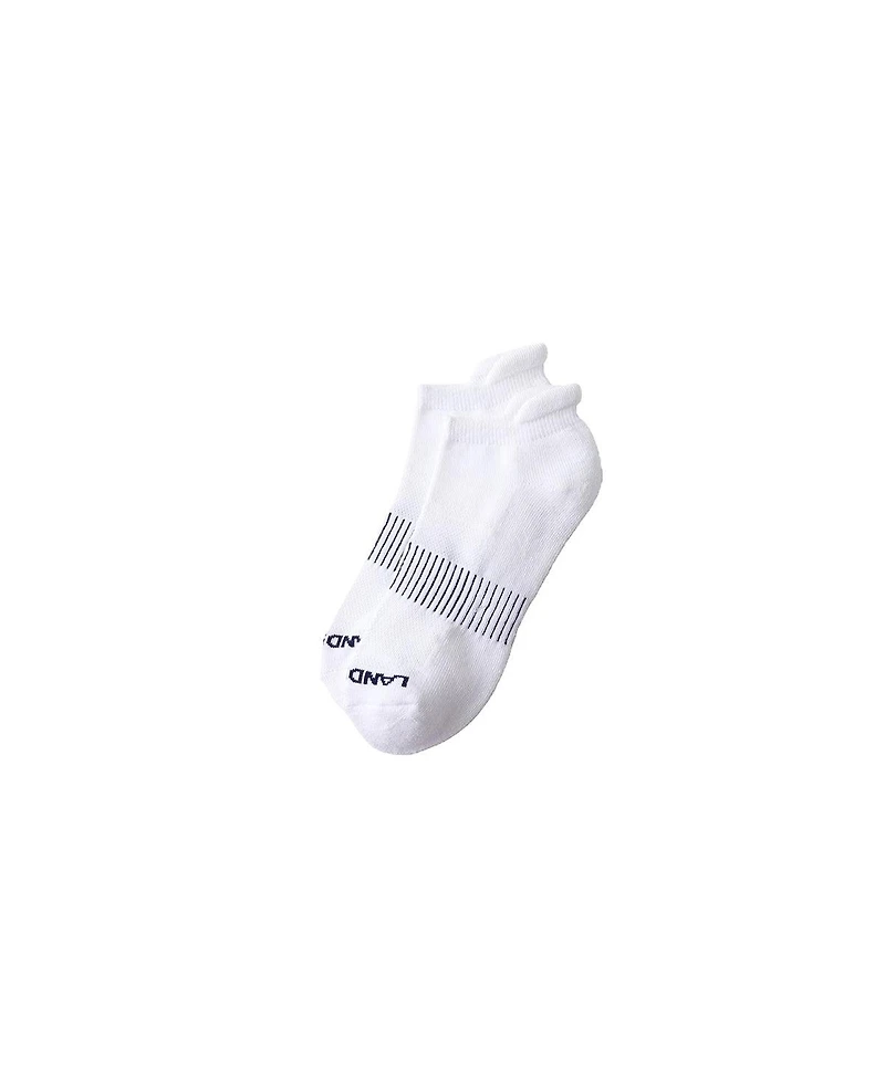 Lands' End Men's 3-Pack Half Cushion Sport Low Cut Socks