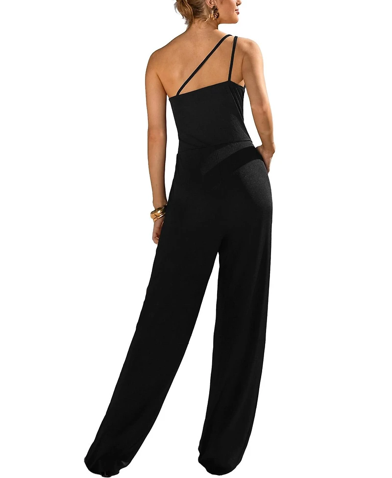 Cupshe Women's V-Neck Zipper Closure Unlined Jumpsuit