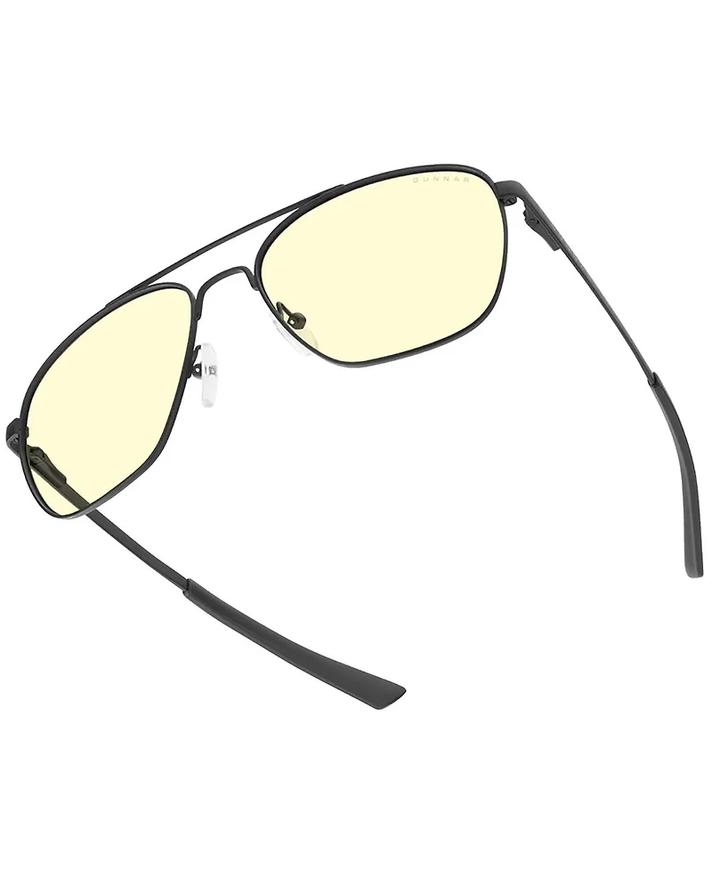 Gunnar Optiks Mustang Onyx Frame Amber Tint Computer Glasses