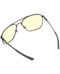 Gunnar Optiks Mustang Onyx Frame Amber Tint Computer Glasses