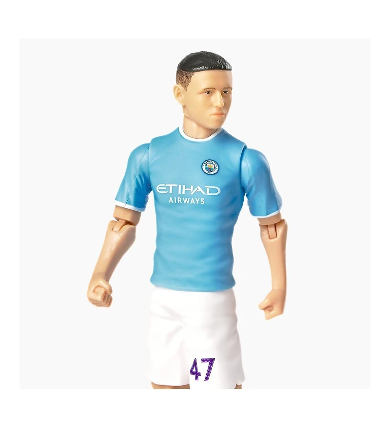 Banbo Toys Sockers Manchester City Foden 8" Collectible Soccer Action Figure