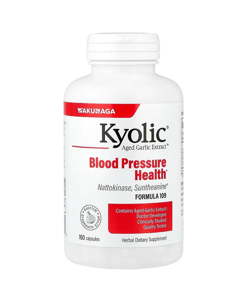 Kyolic Aged Garlic Extract Blood Pressure Health Formula 109
