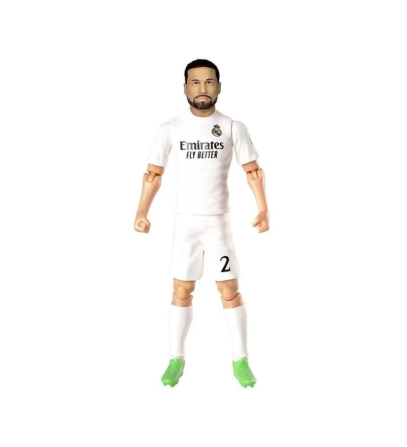 Banbo Toys Sockers Real Madrid Dani Carvajal 8" Collectible Soccer Action Figure
