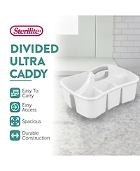 Sterilite Divided Storage Ultra Caddy Portable Storage Organizers 6 Pack