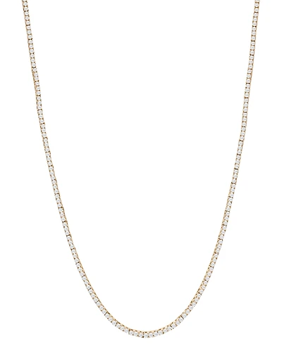 Macy's Lab-Grown Diamond Necklace (3 ct. t.w.) in 14k Yellow Gold