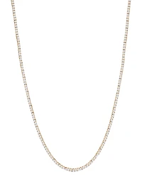 Macy's Lab-Grown Diamond Necklace (3 ct. t.w.) in 14k Yellow Gold