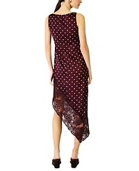 Line & Dot Women's Raye Polka Asymmetric Dress