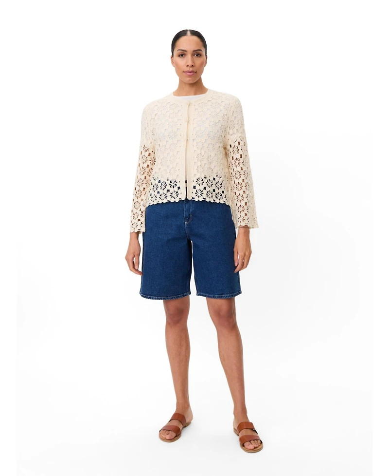 Masai Copenhagen Women's Malittalis Crochet Floral Cardigan