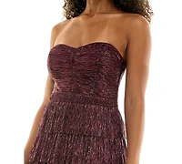 pear culture Juniors' Strapless Skirt Dress