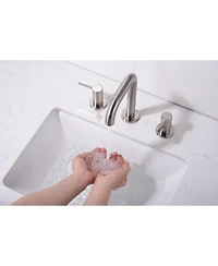 Phying Bathroom Faucet For bathroom Sink With Two Handles, Pop Up Drain And Supply Lines