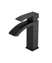 Phying Single Handle Waterfall Bathroom Vanity Sink Faucet
