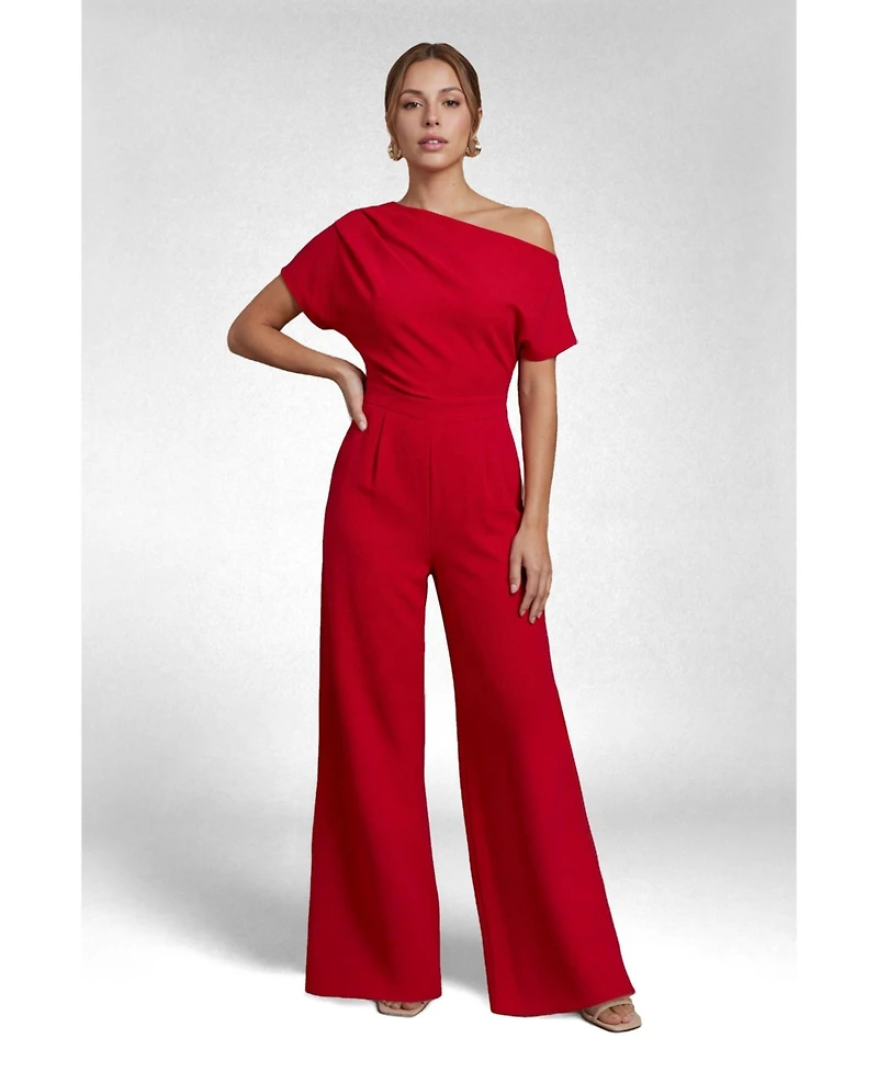 Coast Petite Off Shoulder Jumpsuit