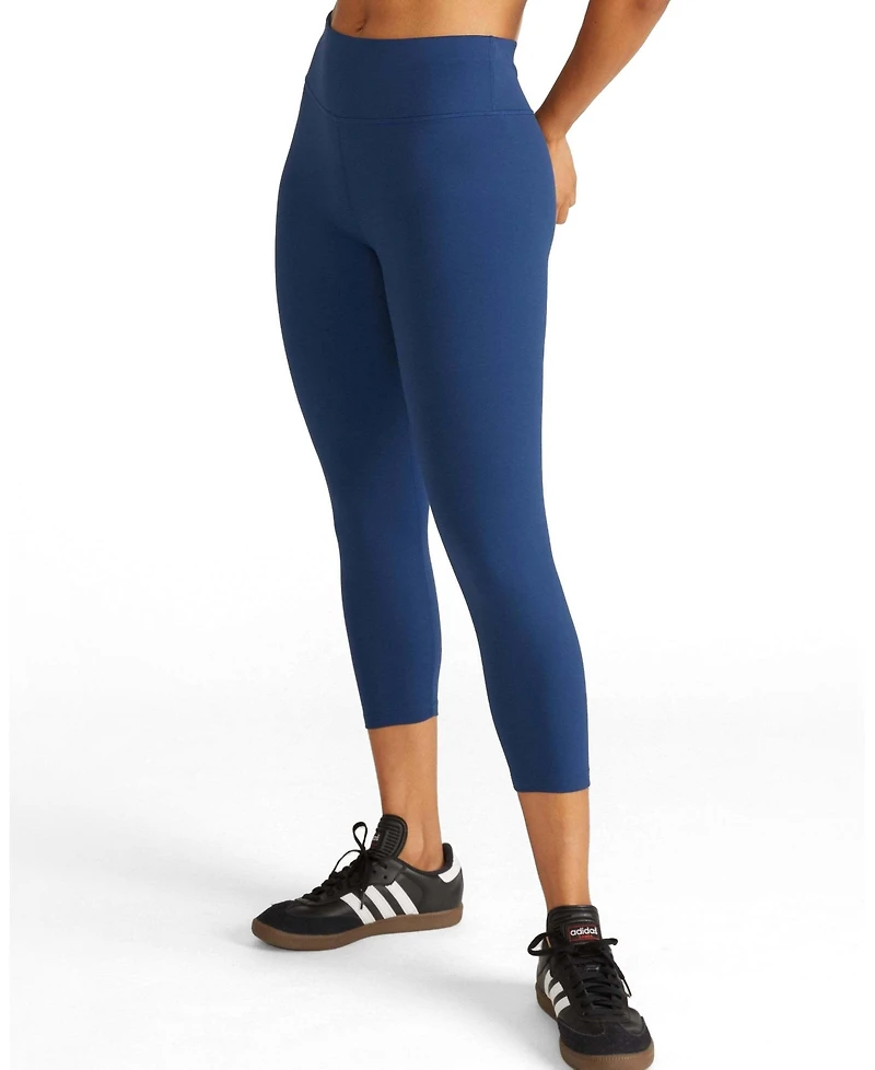 Universal Standard Womens Plus Next-to-Naked Cropped Legging