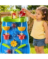 Gnuadz Waterfall Water Table Sand Sensory Activity Toddler Outdoor Play