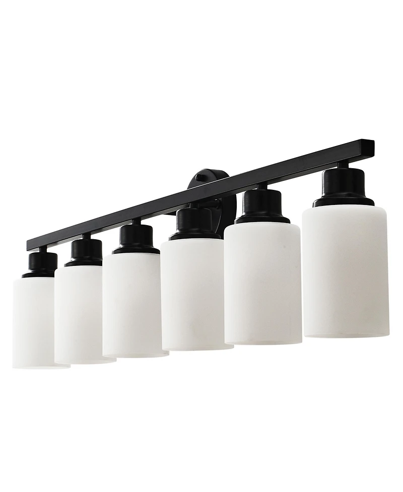 Midola 6-Light Wall Lamps with Glass Shades (No Bulbs) Sconce Lighting for Bedroom Living Room